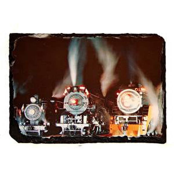 Steam 3 Loco's Headon at Night Slate