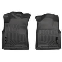Husky Weatherbeater Floor Mats Fit 2005-2015 Toyota Tacoma Access/Double/Regular Cab Front Black 2 Pc