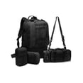 thumbnail image 1 of Mochila Táctica Militar LING HAO 55L Uso Rudo Color Negro, 1 of 5