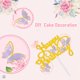 thumbnail image 4 of Cake Topper WOW DING Mariposas 3D 60 piezas para fiesta de cumpleaños, 4 of 6