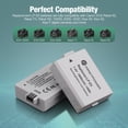 thumbnail image 3 of Batería FirstPower LP-E5 1900 mAh (paquete de 2) con cargador doble, 3 of 7