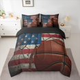 thumbnail image 2 of Feelyou Basketball Gamer Bedding Comforter Set 7pcs, American Flag Full Bedding Set, 2 of 8