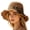 Khaki-mid-brim Hat, variant on Elegant Woven Straw Sun Hat with Bow, 2026 Womens Straw Bucket Foldable Floppy Beach for Beach Vacation City Travel