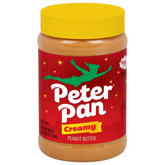 Creamy Smooth Peanut Butter Spread, Gluten-Free, 40 oz Jar