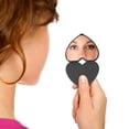 thumbnail image 3 of Shisuyan 20pcs Mini Makeup Mirrors Heart Shape Pocket Mirrors Portable Foldable Mirrors, 3 of 8