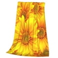 thumbnail image 3 of Bingfone 3d Sunflowers Print Flannel Fleece Blanket Throw Blanket For Bed,Sofa,Couch,Travel,Camping(50"X40"), 3 of 9