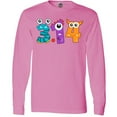 thumbnail image 3 of Inktastic Monsters Like Pi- Pi Day numbers Long Sleeve T-Shirt, 3 of 5