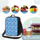 thumbnail image 4 of Disketp Blue Fish Bolsa Térmica Estampada para Almuerzo, Lonchera para Hombres y Mujeres Adultos, 4 of 7
