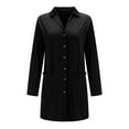 thumbnail image 5 of Cardigans for Women Trendy Lightweight Cozy Clothing Long Sleeve Sweater Open Front Jacket Fashion 2025 Loose Button Down Casual Black XXL, 5 of 5