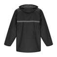 thumbnail image 6 of Oversized Waterproof Raincoat and Pants Set for Men, Reusable PVC Hiking Rain Suit with Reflective Details and Adjustable Hood, 6 of 9