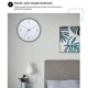 thumbnail image 5 of Reloj de pared silencioso Bewildely decorativo a prueba de humedad Negro 30 centimetros, 5 of 6