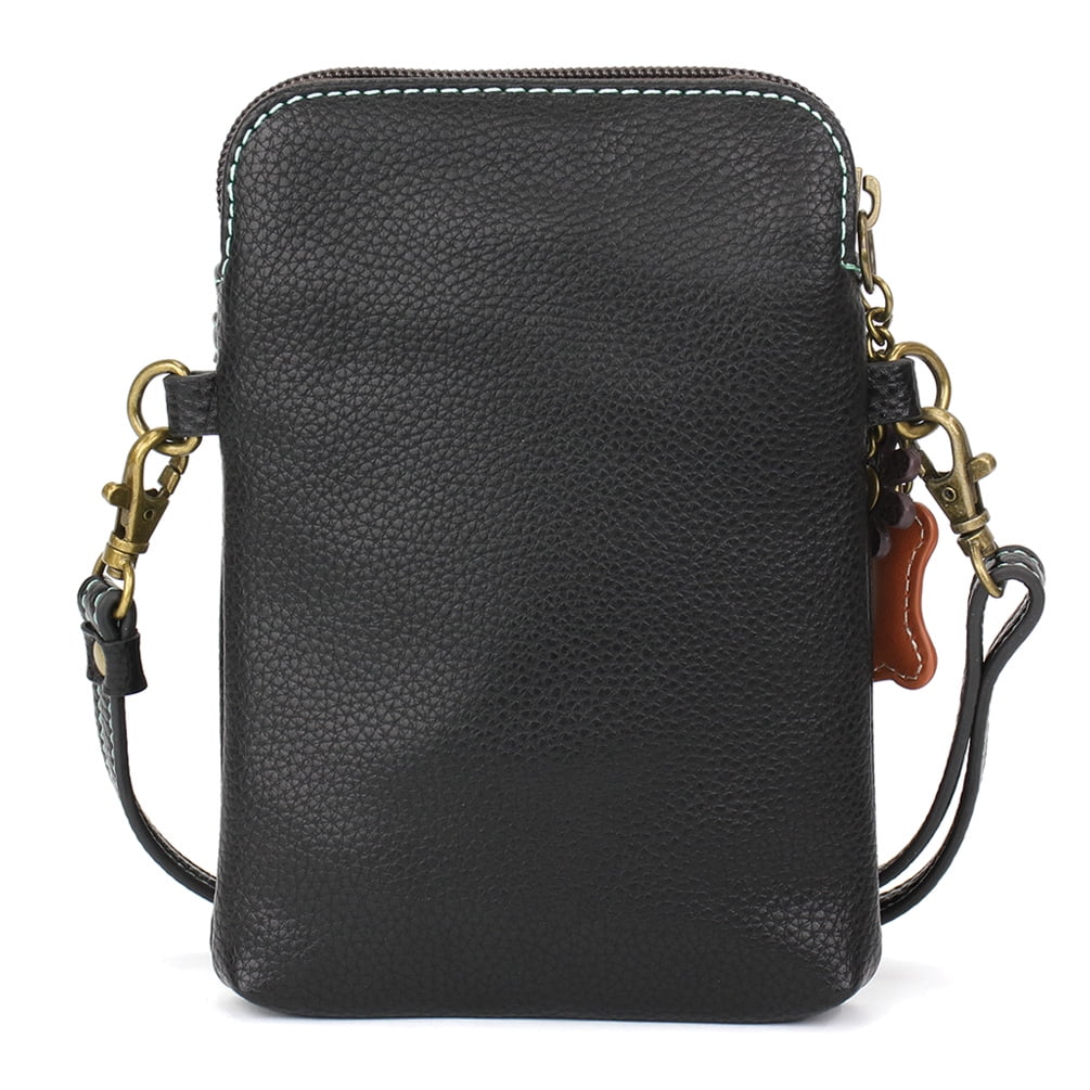 CHALA Handbag Crossbody Cell Phone Purse Women's Wristlet Handbags with Adjustable Strap- Teal Paw Print