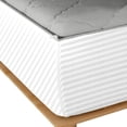 thumbnail image 7 of DNG Creations 5 Piece Zipper Sheet Set - Include (1 Elastic Fitted Sheet, 1 Base Sheet has Zipper, 1 Flat Sheet And 2 Pillowcase) 15 Inch Deep Pocket ( Stripe White - California King ), 7 of 7