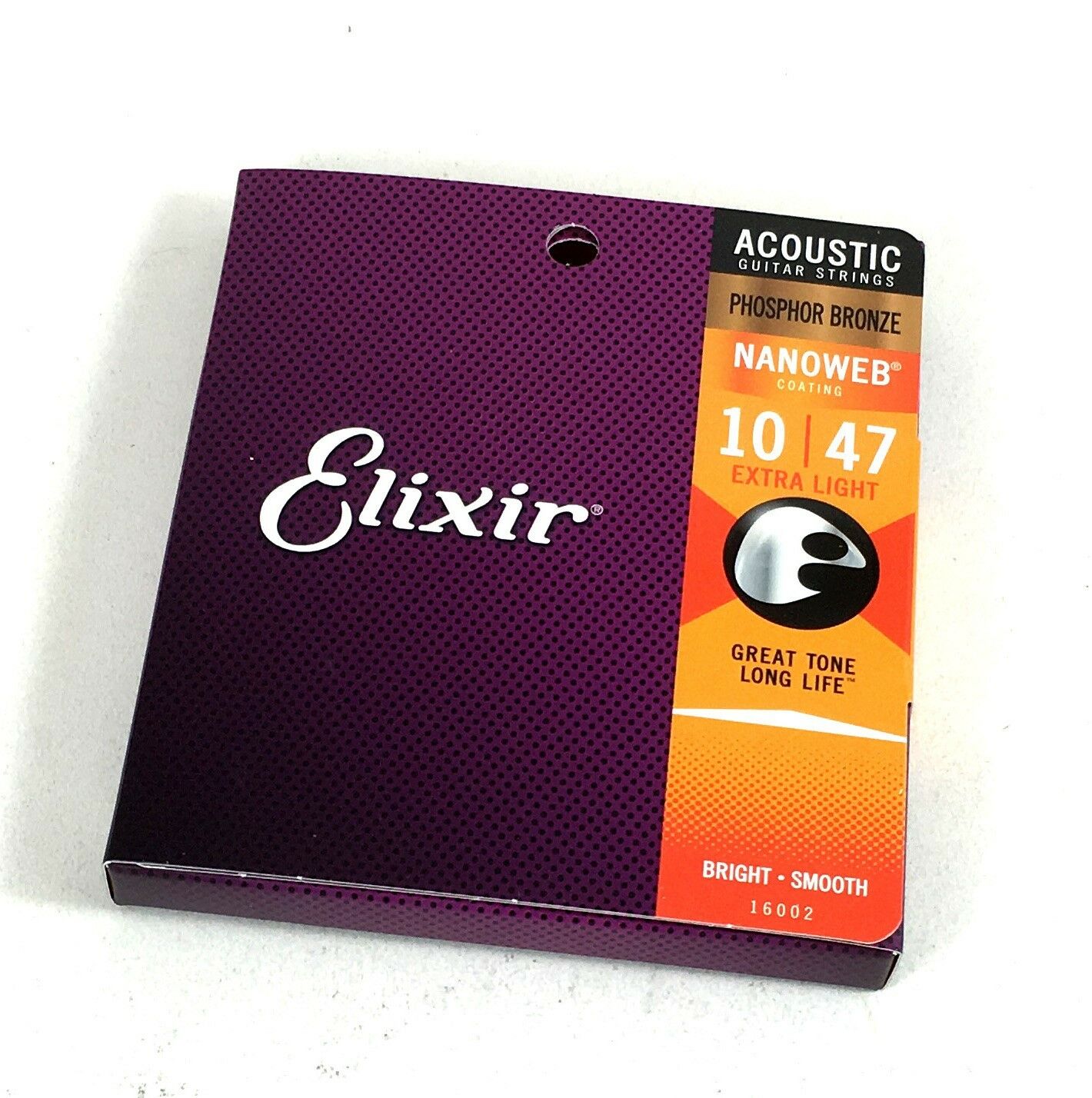 Elixir Acoustic Guitar Strings Elixir Phosphor Bronze Nanoweb Acoustic Guitar Strings, 10-47 - Walmart.com