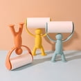 thumbnail image 3 of Joernso Paper Sticky Roller Tearable Portable Good Adhesion Human-shaped Lint Roller Standing Hair Sticking Device for Office, 3 of 8