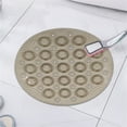 thumbnail image 5 of Massage Bathroom Mat Textured Surface Round Non Slip Shower Mat Anti Slip Bath Mats with Drain Hole in Middle Bathroom Mat for Shower Stall Tub Bathroom Floor, Showers 12in, 5 of 5
