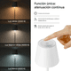 thumbnail image 2 of 2x Lámpara De Mesa Led Escritorio Recargable Ajustable Xtellar blanco, 2 of 3