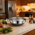 thumbnail image 4 of Upgraded Alloy Frying Pan Uncoated Cover Plate 32 Cm Compatible With Induction Cookers And All Types Of Stoves, 4 of 7