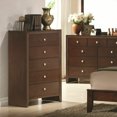 thumbnail image 3 of Costway 5 Tiroirs Commode Armoire Organisateur Rangement Mobilier de Bureau à Domicile Brun, 3 of 4
