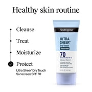 (3 pack) Neutrogena Ultra Sheer Sunscreen SPF 70 Body Sunscreen Lotion, Dry-Touch Sun Protection, 5 fl oz