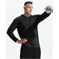 thumbnail image 6 of Men's Workout Hoodie Shirt Sun Protection Quick Dry Long Sleeve for Gym Running, 6 of 7