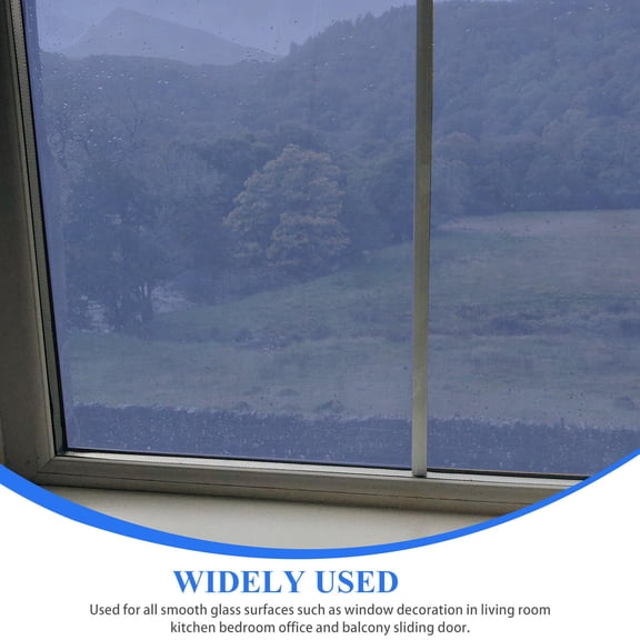OHOIOLLA Blue One Way Window Privacy Film Pet Material Uv Blocking Window Screen