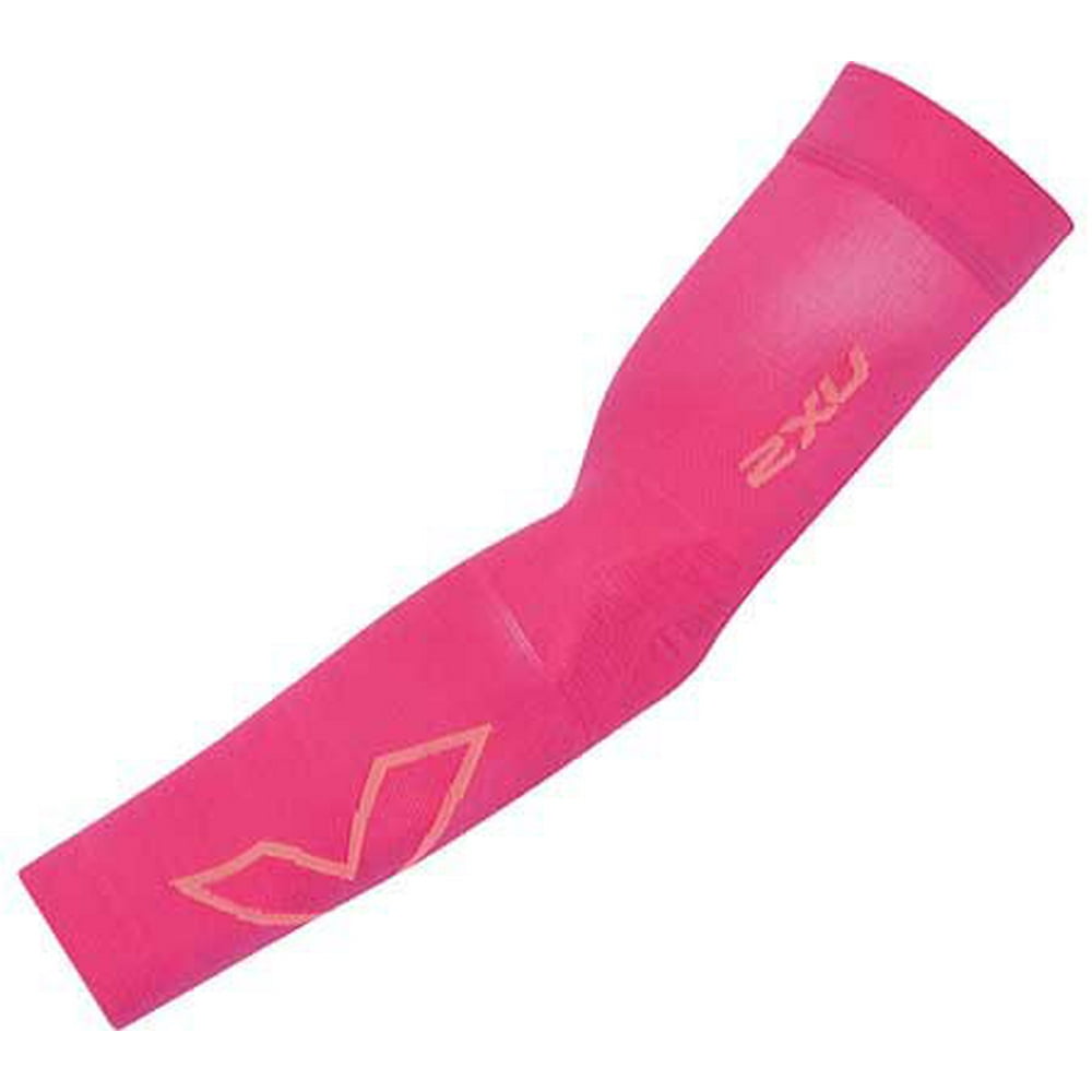 2XU Flex Compression Run Arm Sleeve Hot Pink/Pink L (13.25") Walmart