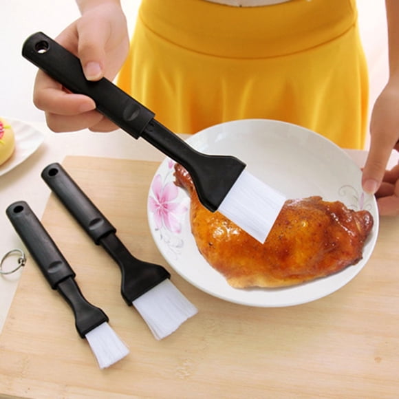 Silicone Basting Brush for BBQ Grill, Heat-Resistant Cooking Pastry Brush with Ergonomic Handle, Dishwasher Safe, 1-Piece