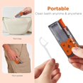 thumbnail image 3 of ACDANC 4-Piece Family Floss Pick Dispenser Set with 40 Dental Floss Picks,Refillable Travel Floss Container&Toothpick Holder,Portable Floss Sticks Kit for Adults(4 Piece Family Pack), 3 of 7