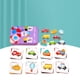 thumbnail image 3 of Tarjetas Didácticas de para Jardín de Infantes, Juguetes Educativos para Niños de 3 , Tablero , Rompecabezas Montessori, de Tráfico CUTICAT juego de correspondencias, 3 of 8
