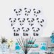 thumbnail image 4 of 11pcs/Set 12inch Panda Printed Latex Balloons Cartoon Balloons Home Decor for Party Birthday (10 Panda Balloons+Black Ribbon), 4 of 4