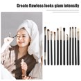 thumbnail image 2 of 1 Set Eye Makeup Brushes Travel Makeup Brush Set Eyeshadow Eyebrow Eyeliner Makeup Brushes Set Black, 2 of 6