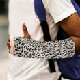 thumbnail image 4 of Jiueut Leopard Print Arm Cast Cover Arm Cast Sleeve with Thumb Cover Washable Cast and Bandage Protector Cast Protector for Shower Arm Adult Size S Hand Cast Cover, 4 of 7