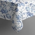 thumbnail image 5 of Pioneer Flower Floral Print Pattern Square Tablecloth,Waterproof Square Table Cover,Wipeable Spillproof Washable Table Cover for Home Kitchen Party Decor 42"X42"(107x107cm), 5 of 6