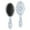 White, variant on Hair Brush Blue Grey Baroque Cushion Base Hair Brushes Touch Paddle Double Sided Pattern Oval Hairbrush