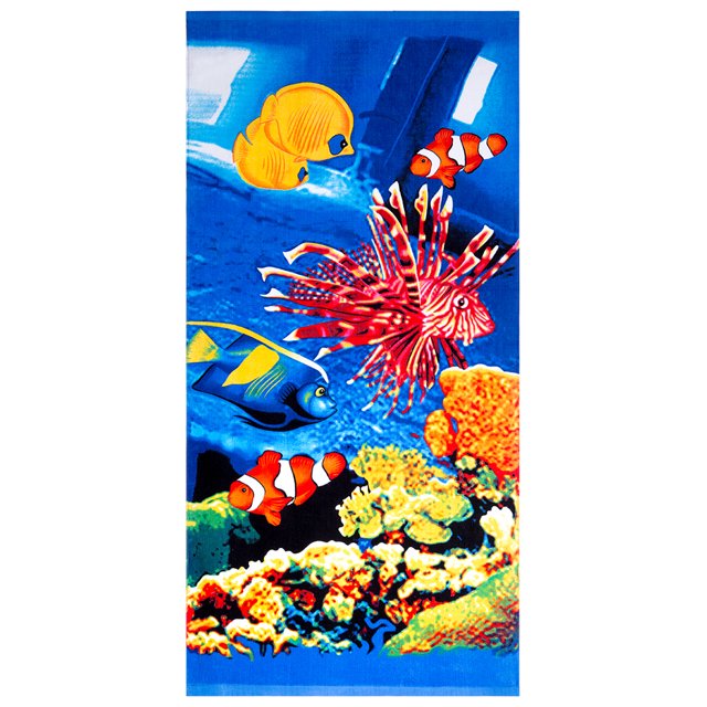 JML Serviettes de Plage, Douces, Légères 100 % Coton, 58"x28 Pouces
