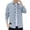 Light Blue, variant on Zylarhe Mens Summer Shirts, Men's Fishing Shirts With Pockets Cool Long Sleeve Button Down Shirts Hiking Dark Gray L