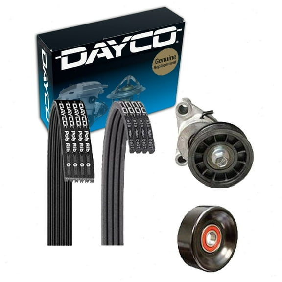 Dayco Main Drive Serpentine Belt Drive Component Kit compatible with Chevrolet Suburban 2500 6.0L V8 2009-2013
