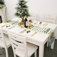 thumbnail image 3 of asddcavvf Petit Drapeau de Table Frais Printemps et Été Nappe en Lin Imprimé Fleur 5 pour Table à Manger, 3 of 6