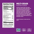 thumbnail image 3 of Milton's Gourmet Crackers Variety MFF30 Bundle (Original Multi-Grain, Crispy Sea Salt) - Non-GMO Project Verified, Natural Ingredients, Kosher, Great for Charcuterie Boards - 8.4 Oz, Pack of 3, 3 of 5
