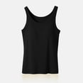 thumbnail image 6 of AherBiu Womens Plus Size Tank Tops with Built in Bra Ribbed Stretch Slim Fitted Crewneck Camisole Going out Tops for Women, 6 of 9