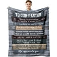 thumbnail image 1 of LHSHID Pastor Appreciation Gifts Pastor Gifts for Men Unique Pastor Gifts Blanket Gifts for Pastor Christian Pastor Gifts Thank You Gift for Pastor Catholic Religious Gifts for Pastor 30"x40", 1 of 7