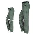 thumbnail image 2 of Jinhomg Men's Hiking Pants Convertible Zip Off Waterresistant Outdoor Pants Lightweight Quick-Dry Trousers for Fishing Travel Camping Army Green,XXXL, 2 of 4