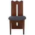thumbnail image 3 of Safavieh Kieran Modern Wood Dining Side Chairs, Gray / Walnut, 3 of 8