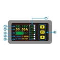 thumbnail image 4 of panel LCD Watt Monitor ímetro de corriente Amperímetro aje KWh 300A Cola Voltímetro de pantalla digital LCD, 4 of 8