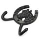 thumbnail image 2 of Ganchos de Pared de Hierro Fundido Doble Occidental con Cabeza de Caballo 4.5 pulgadas ZHAOCHENG, 2 of 4
