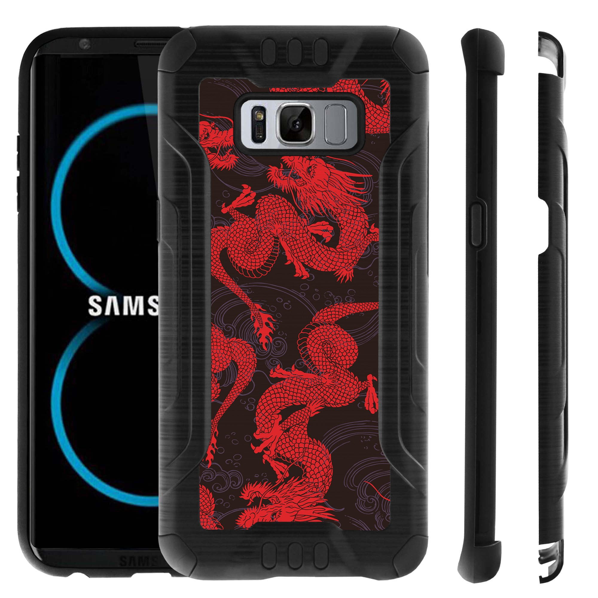 Pro Tech Case By Miniturtle Compatible With Samsung Galaxy S8 Plus Sm G955 Case Slim Textured 9452