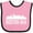 Pink and Black, variant on Inktastic Boston Massachussetts Skyline Boys or Girls Baby Bib