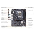 thumbnail image 2 of ASRock B660M-HDV LGA 1700 Intel B660 SATA 6Gb/s DDR4 Micro ATX Motherboard, 2 of 9