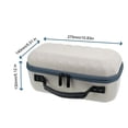 thumbnail image 3 of Durable Storage Bag Carrying Case for SAMSUNG The Freestyle Projector, Protective Travel Cover, Double-Layer Thick Zippered Mesh Pocket for Accessories, Waterproof, Shockproof, Dustproof Organizer, 3 of 8